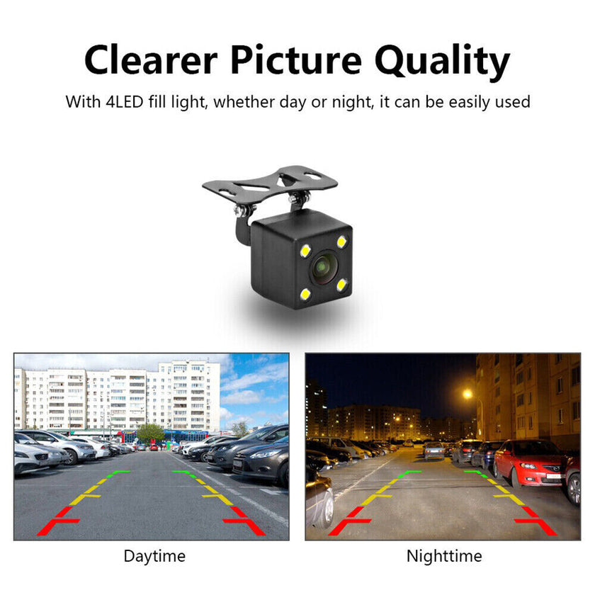 Rear View Reversing Camera Kit HD Monitor Parking Night Vision Car Van Bus Truck