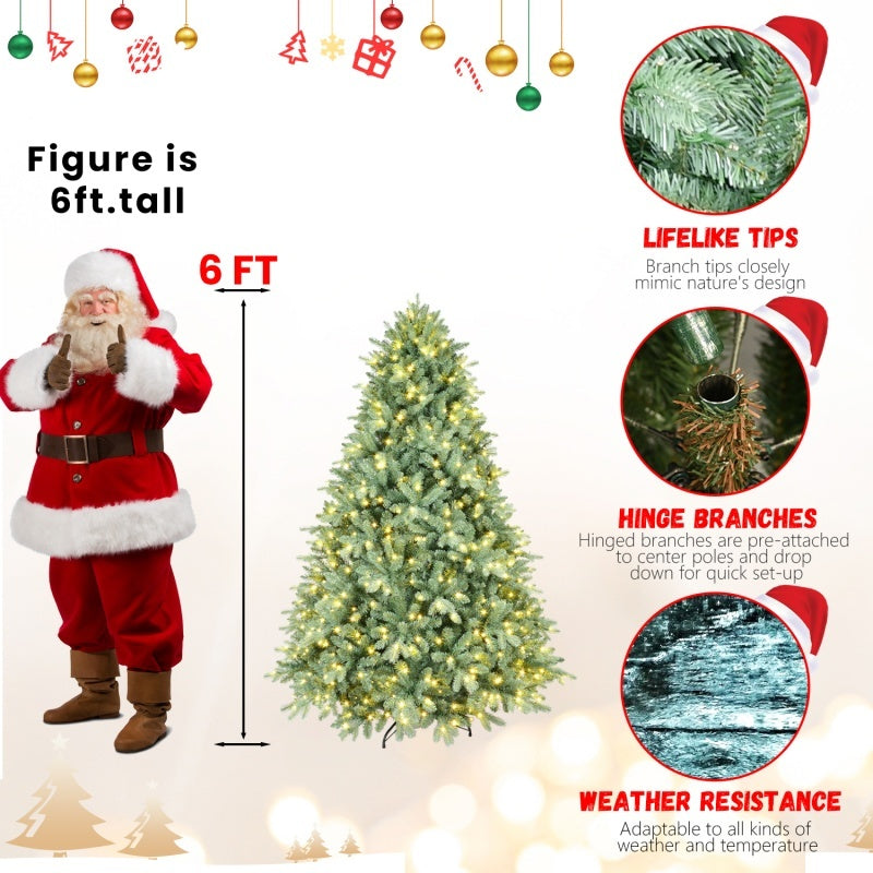 PE, PVC Christmas Tree, Green