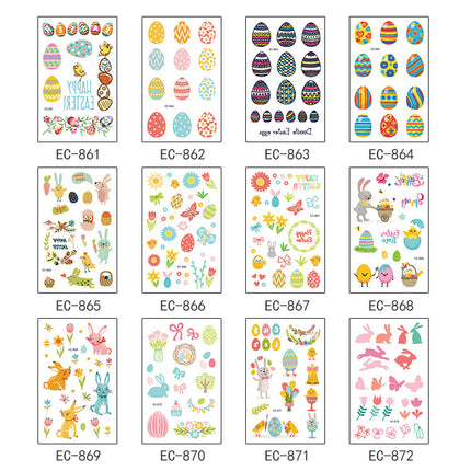 Children's Tattoo Sticker Egg Easter