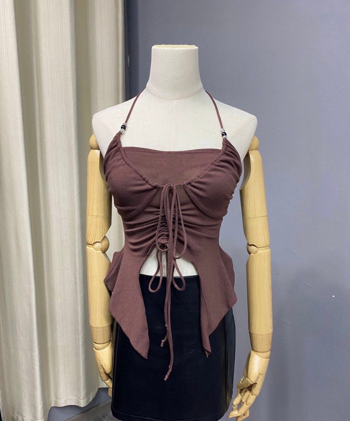 European And American Super Spice Strap Top
