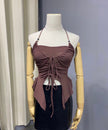 European And American Super Spice Strap Top