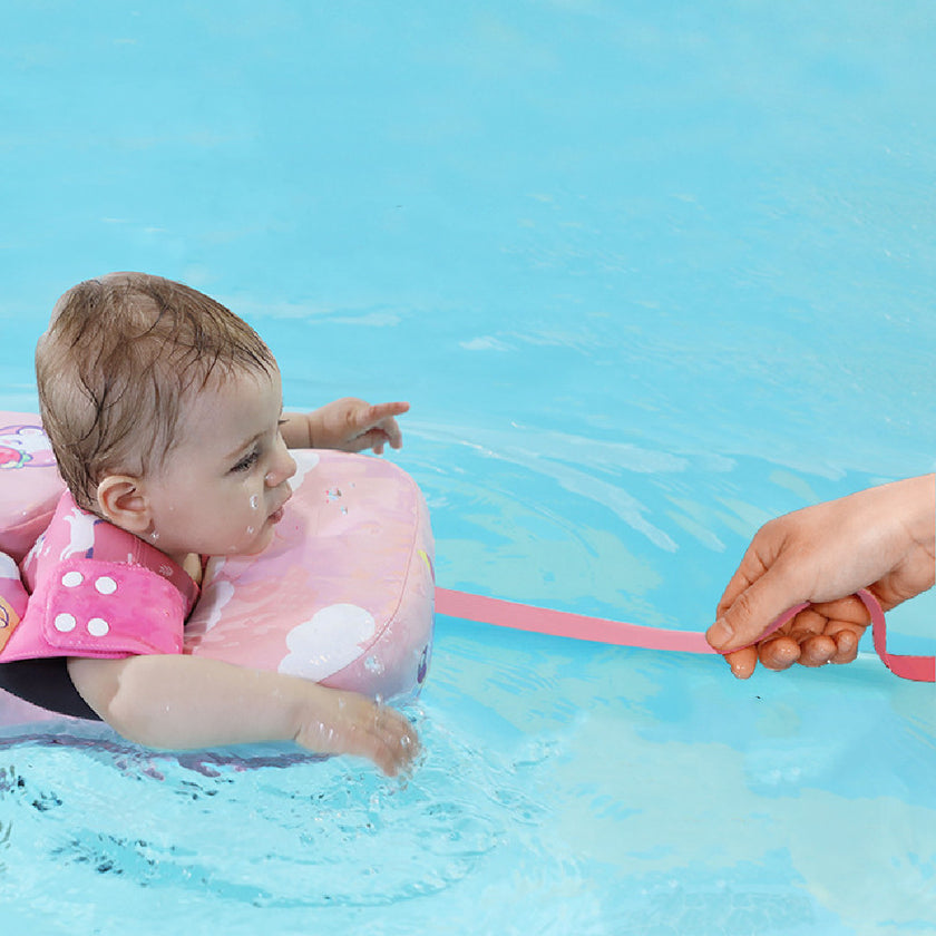Baby Swimming In The Water Circle