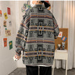 Style Poster Wall Loose Woolen Coat Plus Size Men