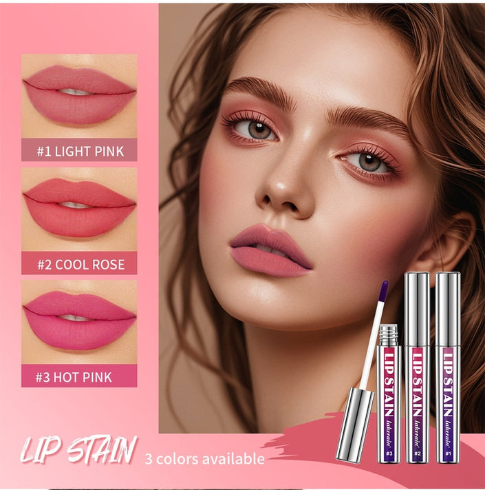 Silver Tube Tear And Pull Lip Gloss Not Smudge No Stain On Cup Matte Moisturizing