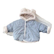 Children Fleece-lined Furry Coat