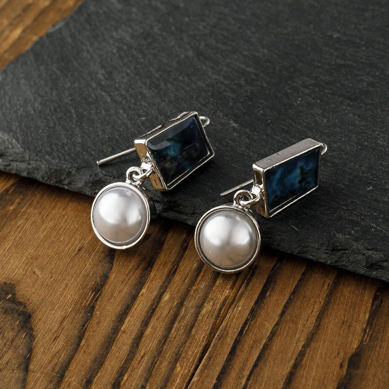 European And American Bohemian Pearl Earrings