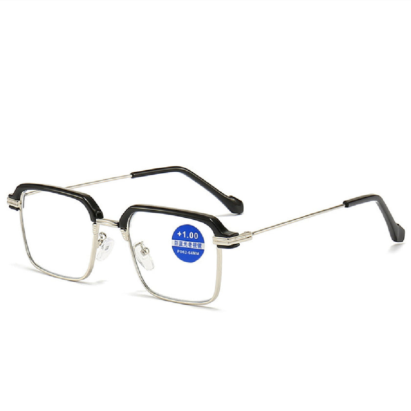 Photosensitive Color Changing Glasses HD Men's Anti-blue Light Reading Glasses