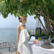 Women's High Waist Loose Drape Seaside Holiday Casual Jumpsuit