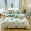 Soft Pastoral Style Double-layer Yarn Four-piece Bedding Set