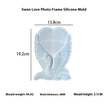 Swan Love Photo Frame Silicone Mold
