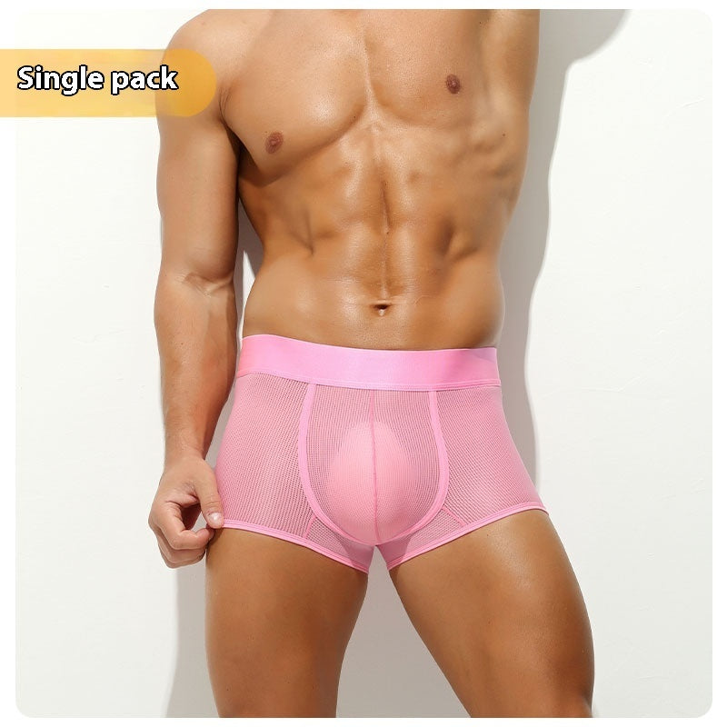 Translucent Ice Silk Men's Underwear Thin
