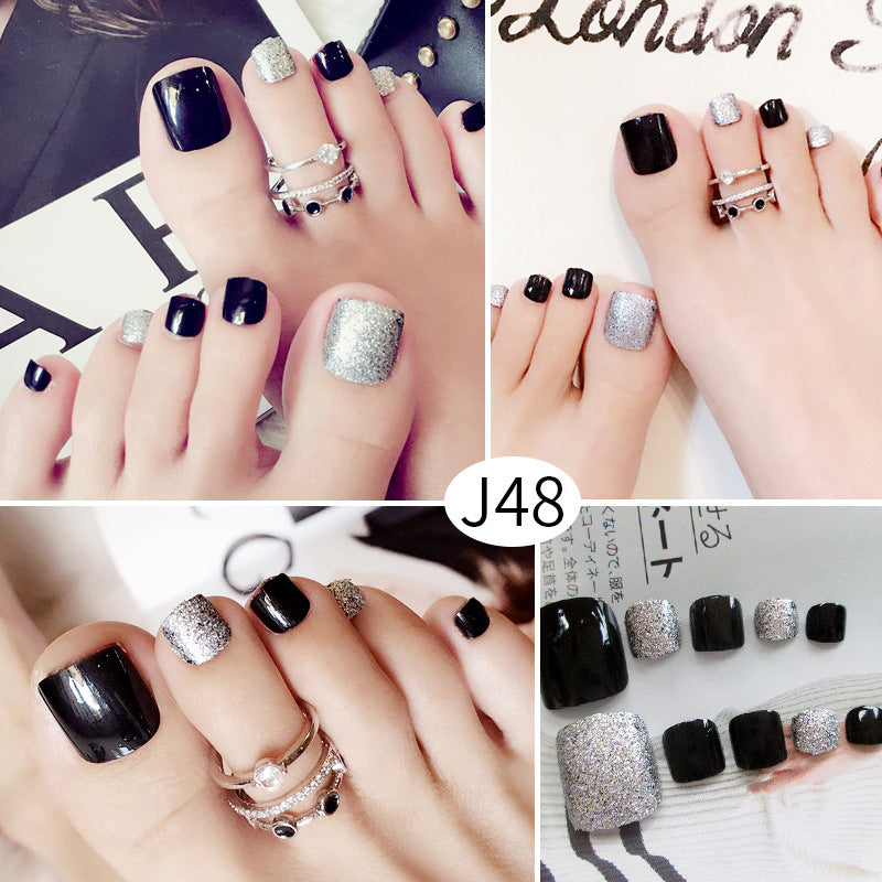 Toenail Piece Wearable Fake Piece Nail Net Celebrity Girl