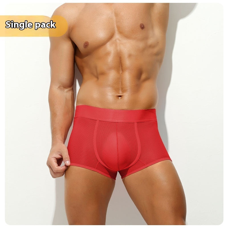 Translucent Ice Silk Men's Underwear Thin