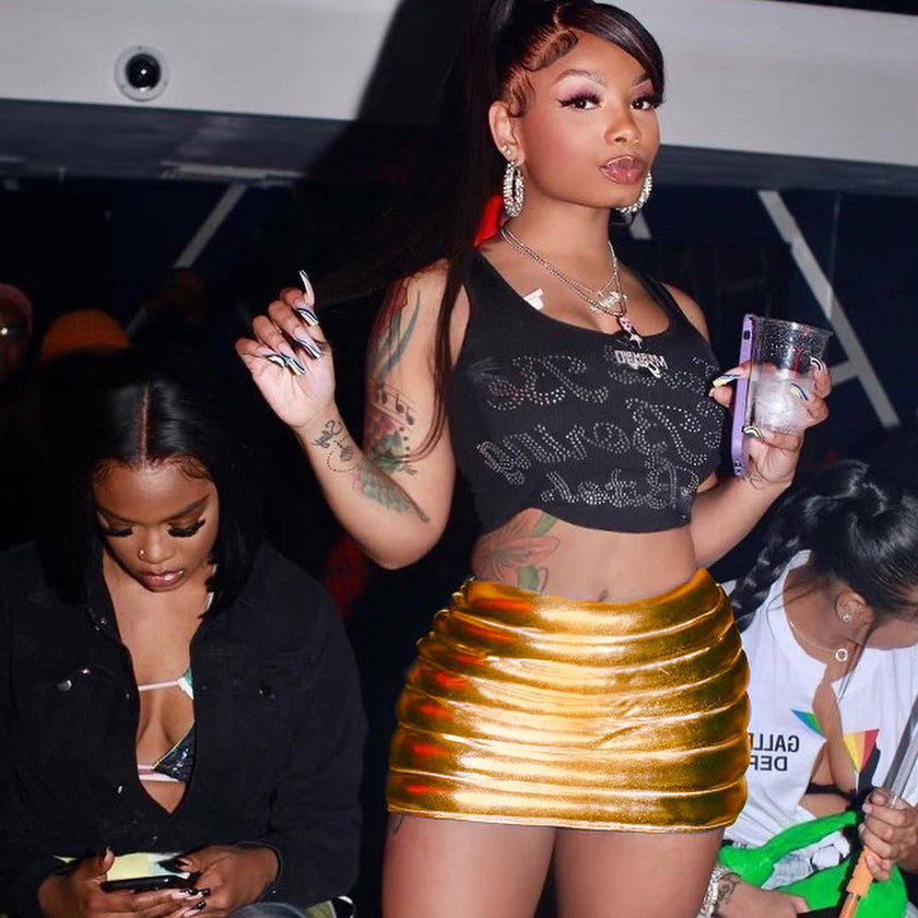 Women's Splash Proof Cotton Filled Skirt