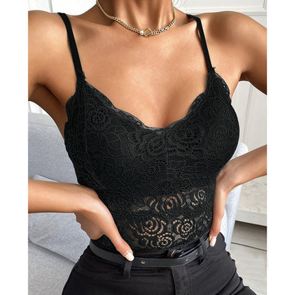 Lace Plus Size Sling Outerwear Vest
