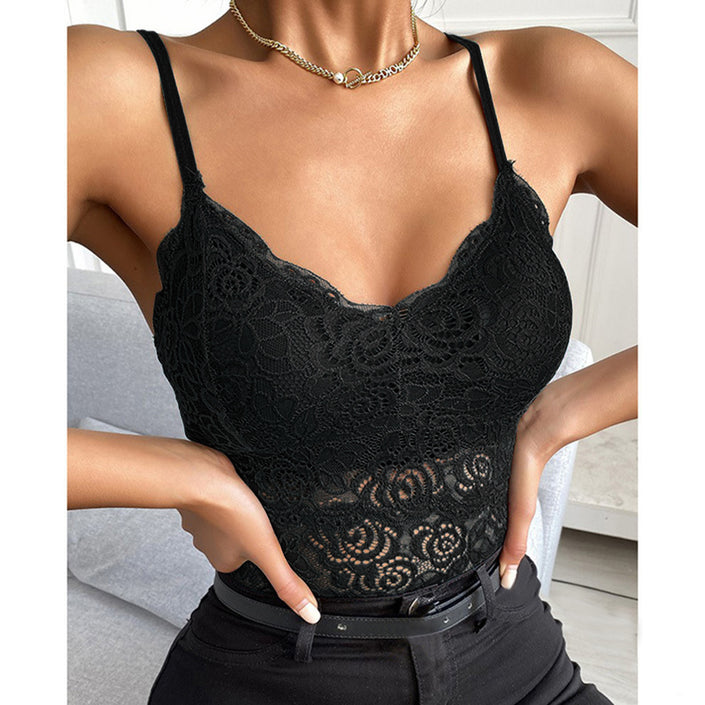 Lace Plus Size Sling Outerwear Vest