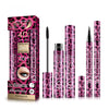 Leopard Print Mascara Eyeliner Suit