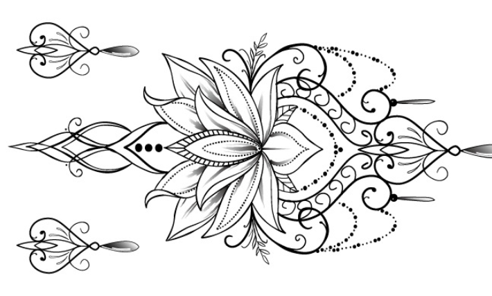 Supply new color tattoo stickers waterproof personality fashion chest stickers sternal stickers tattoo stickers tattoo