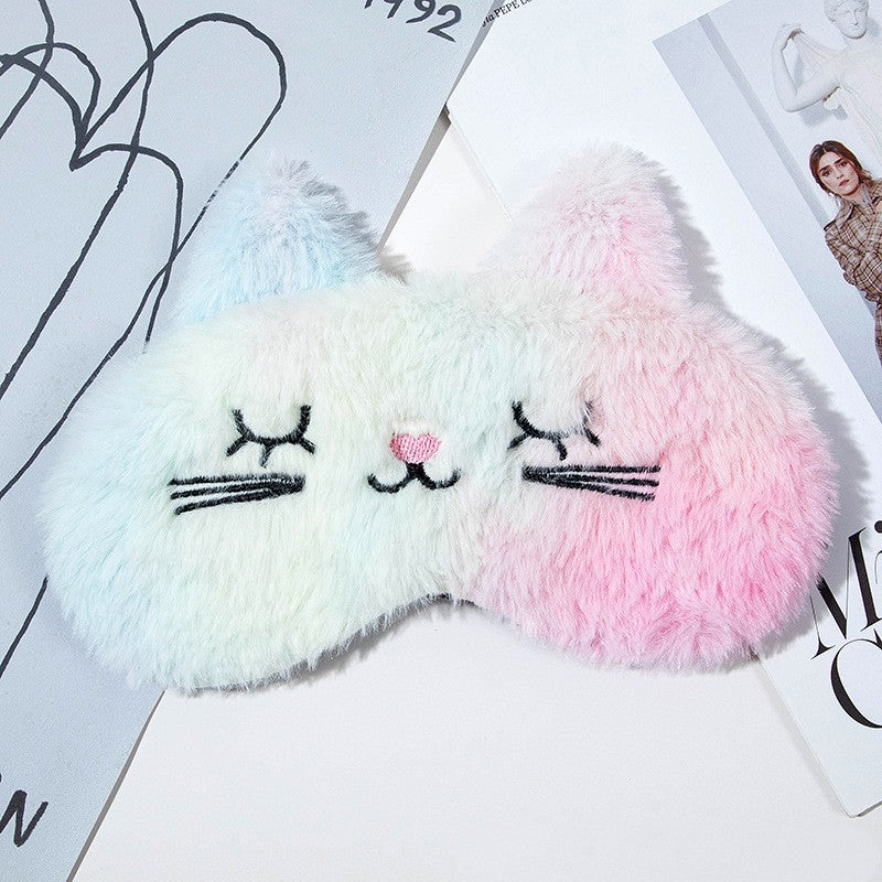 Cartoon Cute Plush Sleeping Eye Mask