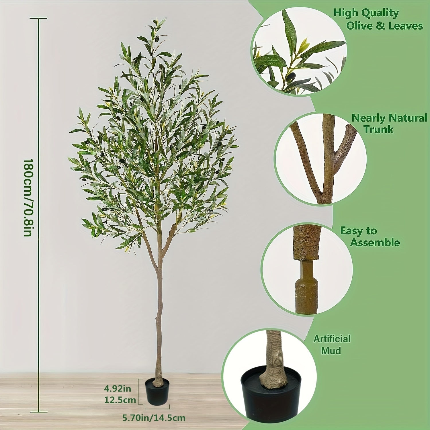 Artificial Olive Tree