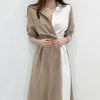 Fashionable Waistband Short Sleeved Dress