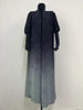 Fashion Plus Size Pleated Long Gradient Coat