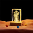 Crystal Cube Buddha Statue Cross Three-dimensional Ornaments