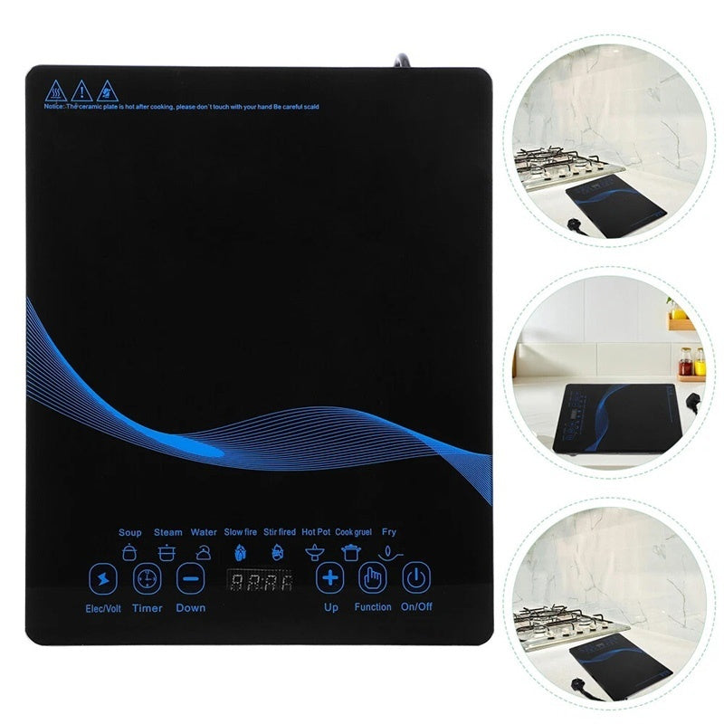 Compact Induction Cooker With High Power Output Timer  Safety Lock Included