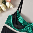Women's Fashion High Elastic Satin Stitching Mesh Belt Steel Ring Underwear Suit