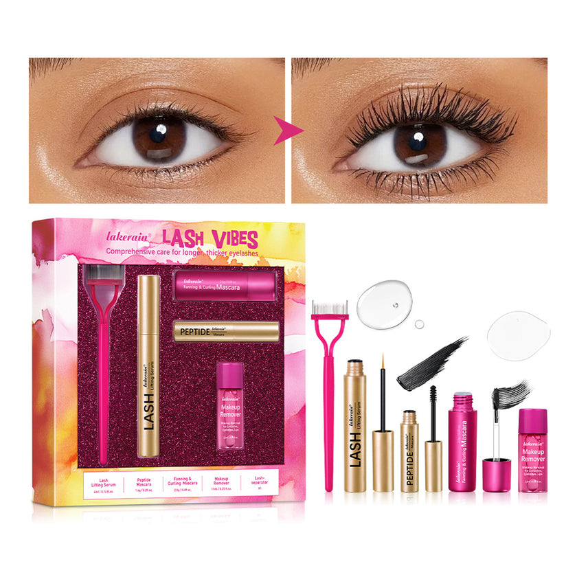 Long Curling Eyelash Peptide Mascara Eye And Lip Cleansing Water Suit