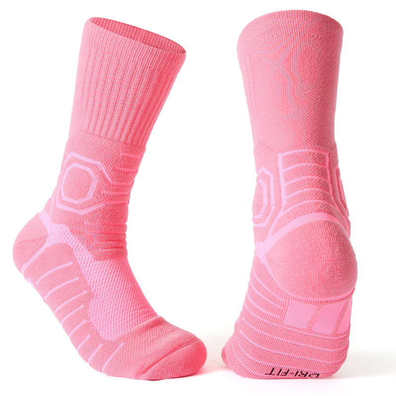 Professional Long Tube Basketball Socks Men Thickened High Tube