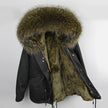 Loose short fur coat