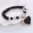 Crystal Butterful Bracelet & Bangle Elastic Heart Bracelets