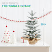 50cm All-PE Cut Wwine Tree Artificial Christmas Tree