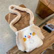 New Style Plush Dog Ear Handbag Female Cute Cartoon