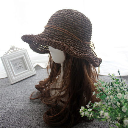Sunshade Foldable Travel Beach Straw Hat