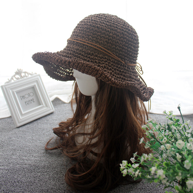 Sunshade Foldable Travel Beach Straw Hat