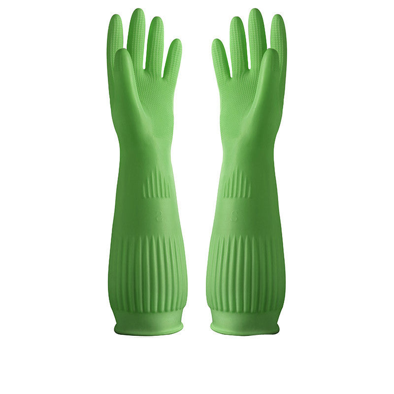 Thick Rubber Plastic Waterproof Wear Resistant Gloves