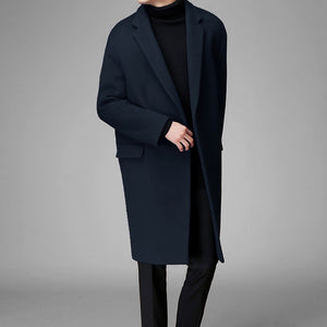 Men's trendy woolen coat