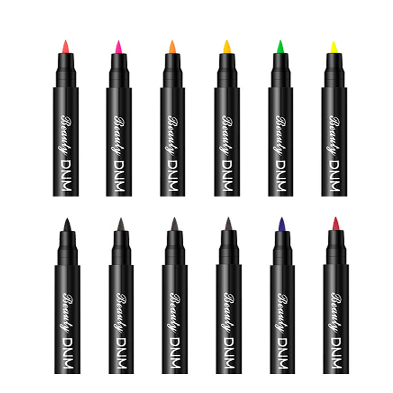 12 colors color eyeliner