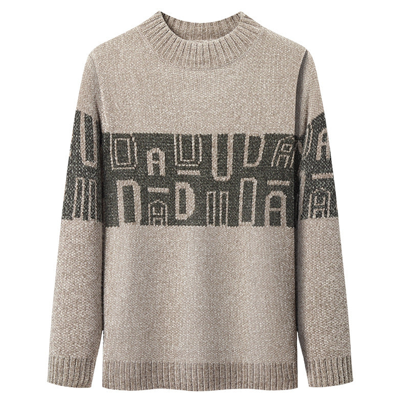 Ferret Men's Tops Youth Thicken Men's Knitwear sweater fashion