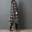 Women's fashion large cotton plaid skirt
