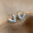 Ins Heart Love Earrings For Women Fashion Accessories Jewelry