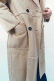 Personality Stitching Fleece Coat Coat Autumn And Winter Women's
