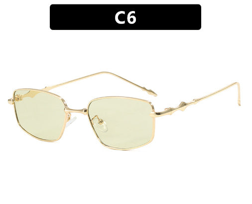 Square Irregular Women's Fashionable New High-grade Retro Sunglasses