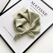 Scarf 53cm Pure Color Silk Scarf