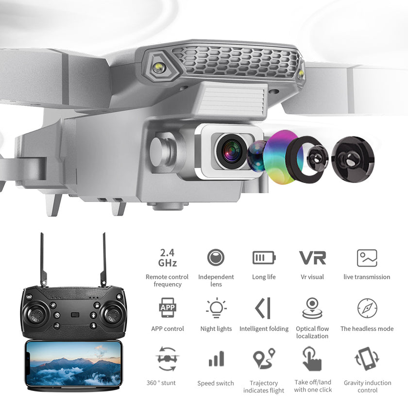 Folding Quadcopter Remote Control Drone