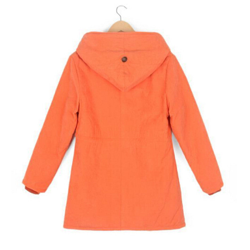Hooded coat