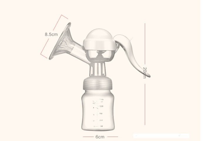 Manual breast pump