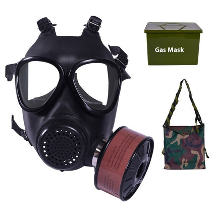 Full Face Mask Rubber Head-mounted Filter Type Fire Smoke Prevention